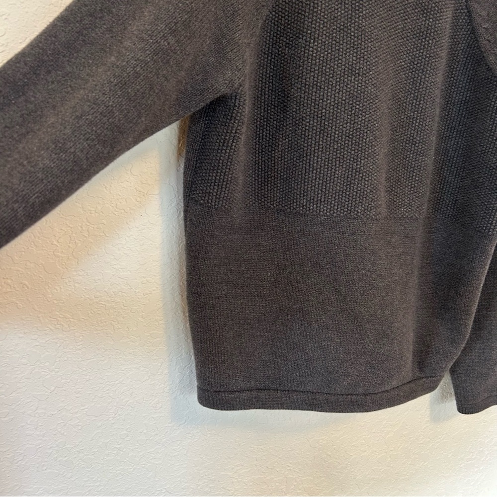 Aether men’s textured hoodie cotton gray size small - Picture 10 of 13
